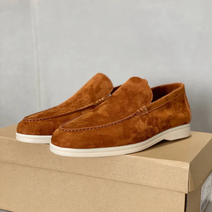 Monark™ | ELEGANZO Loafers i mocka