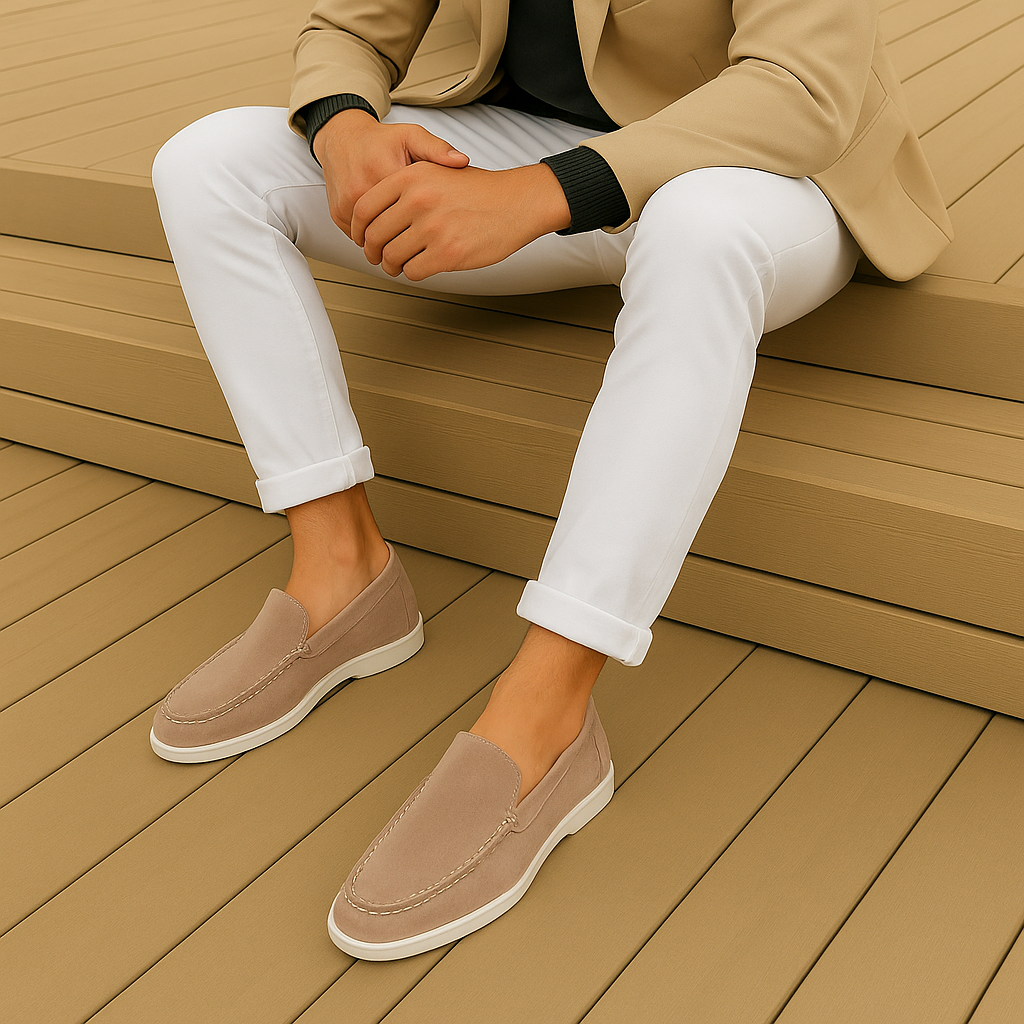 Monark™ | ELEGANZO Loafers i mocka