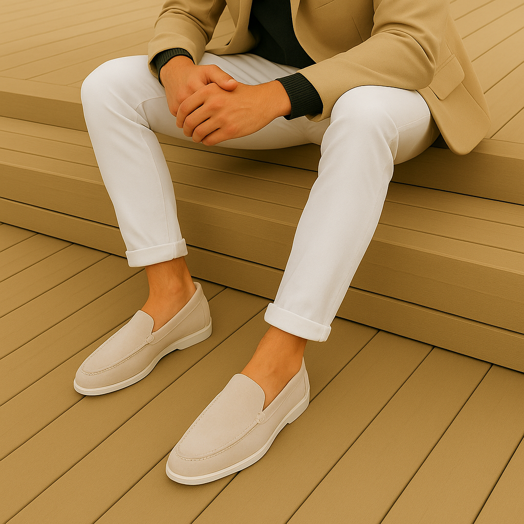 Monark™ | ELEGANZO Loafers i mocka