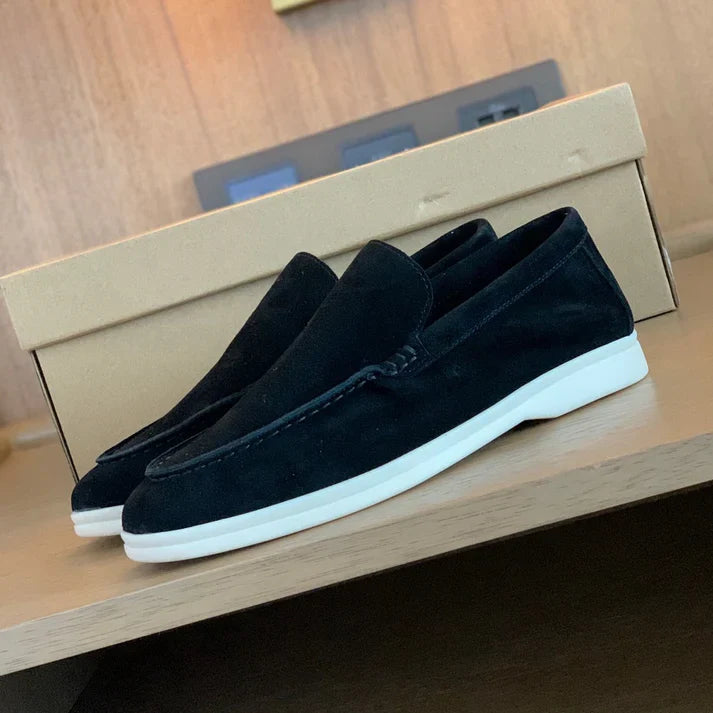 Monark™ | ELEGANZO Loafers i mocka